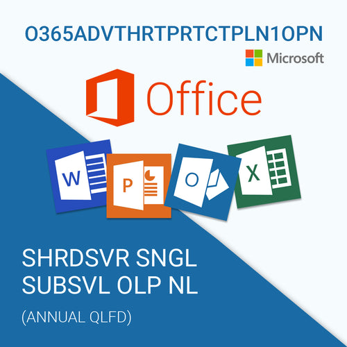 O365AdvThrtPrtctPln1Opn ShrdSvr SNGL SubsVL OLP NL Annual Qlfd