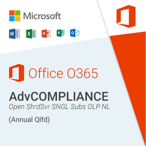 O365 AdvCompliance Open ShrdSvr SNGL Subs OLP NL Annual Qlfd